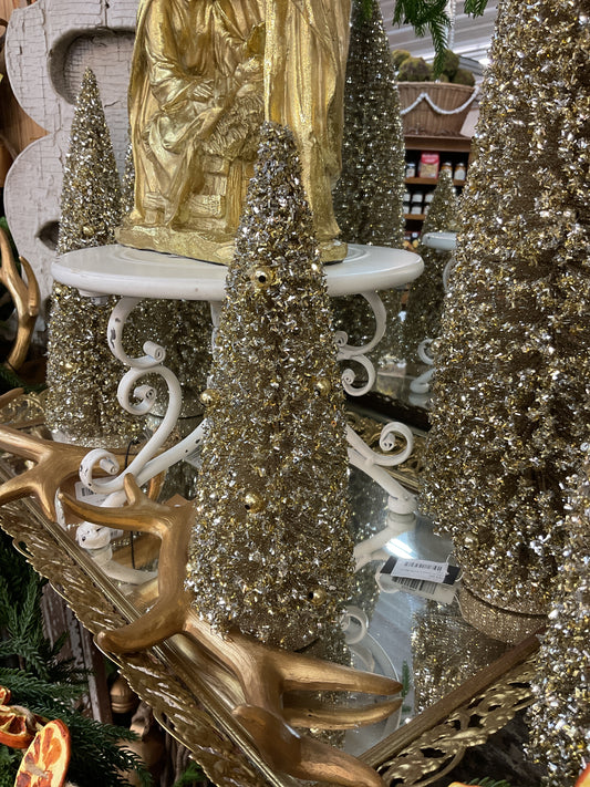 Gold Ornament Bottle Brush SM