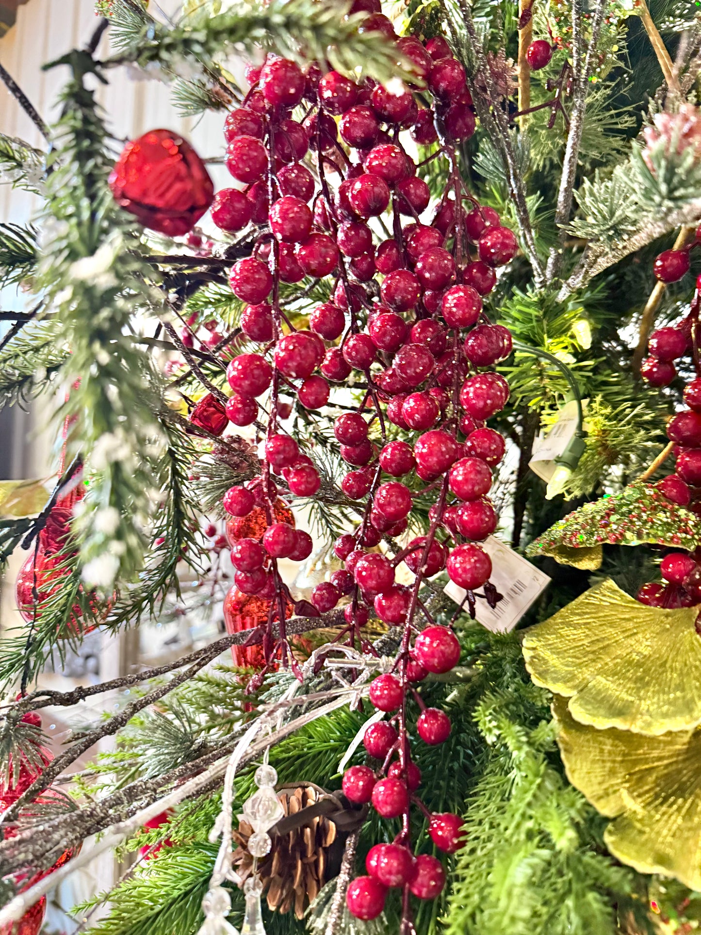 Iced hanging berry dark