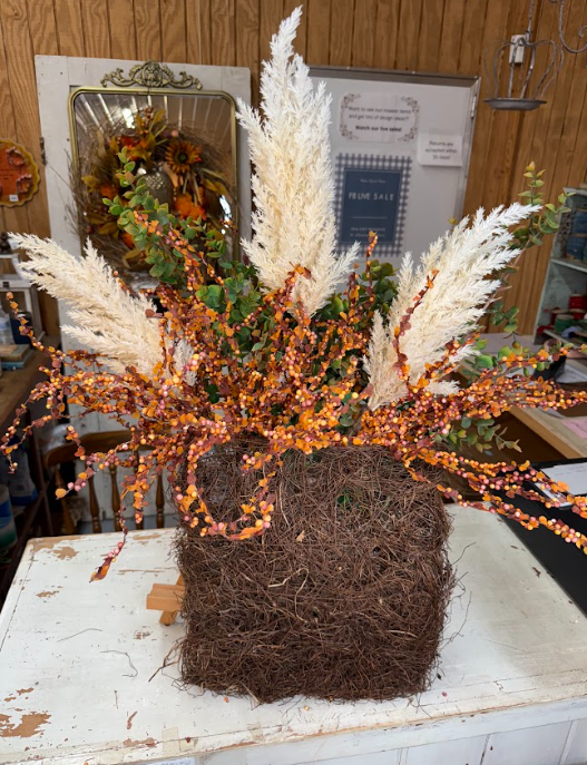 Dried astilbe stem