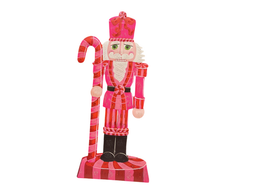 C25108 pink nutcracker stake