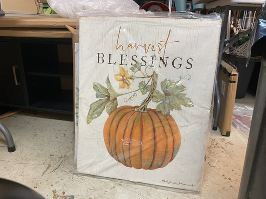 Fall Pumpkin Art 24”