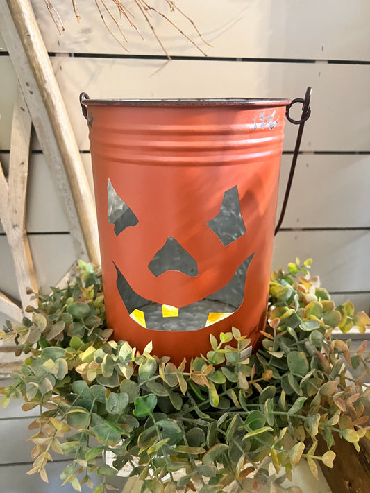 Jackolantern Bucket Lt. Orange Lg