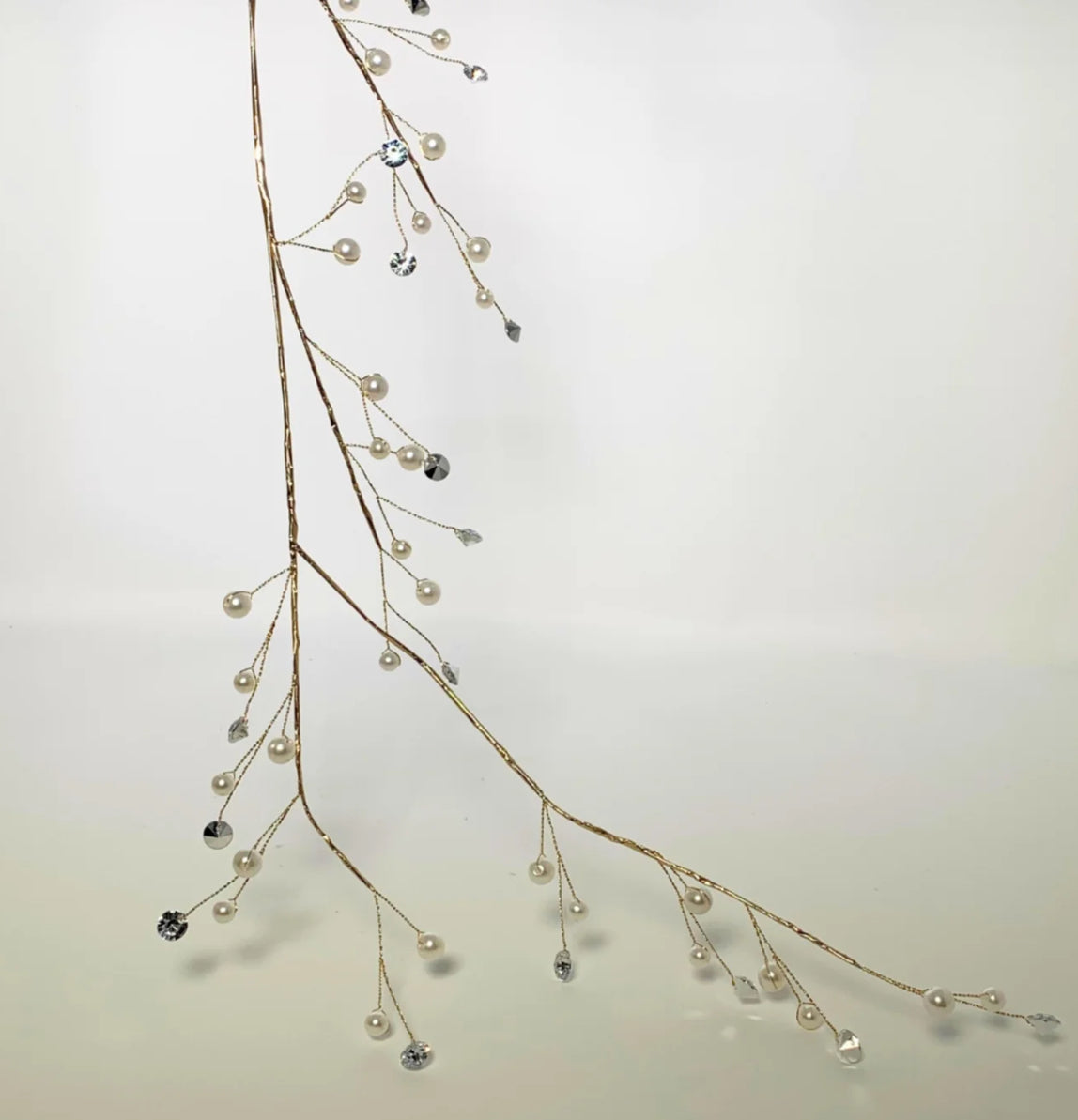 Pearl diamond garland