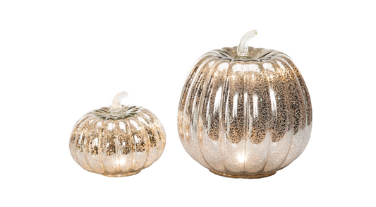 Mercury Glass Pumpkin