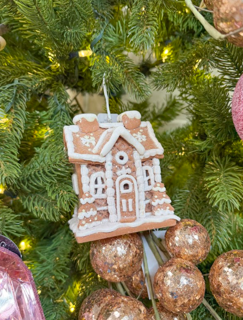 Lighted Gingerbread House Ornament