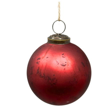 Red glass ball orn