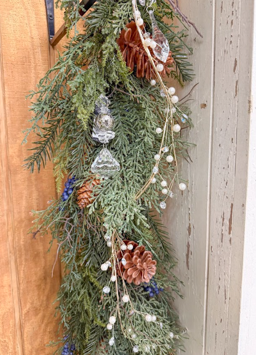 Pearl diamond garland