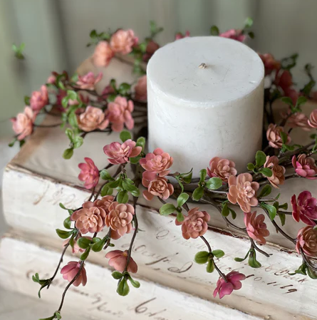 Quince blooms pink CR