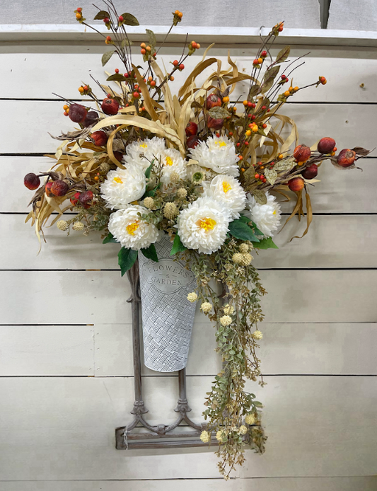Garden Bush Hanging Cream